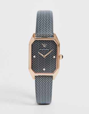 EMPORIO ARMANI AR11249 GIOIA LEATHER WATCH 35MM-BLACK AR11249 DISC