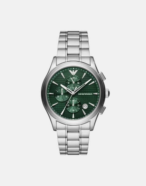Emporio Armani - AR11529 - Montre chronographe pour homme en acier inoxydable - Argenté - view 1