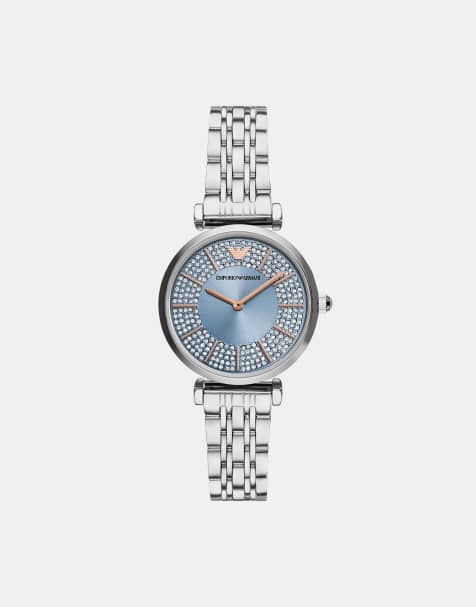 Emporio Armani - AR11594 - Montre pour femme en acier inoxydable à 2 aiguilles - Argenté - view 1