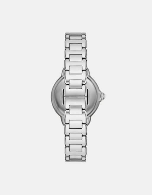 Emporio Armani - AR11632 - Montre pour femme en acier inoxydable à 3 aiguilles - Argenté, 2 de 4