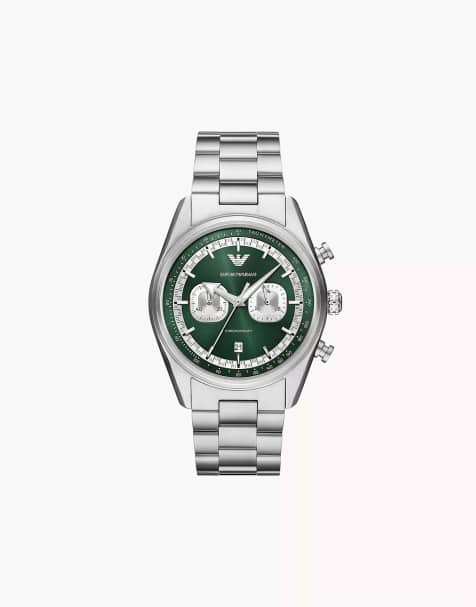 Emporio Armani - AR11637 - Montre chronographe pour homme en acier inoxydable - Argenté - view 1