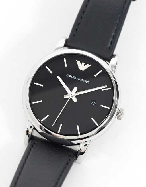 Emporio armani ar1692 leather strap watch new arrivals