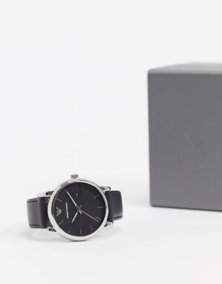 armani watch leather strap