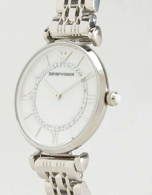 Emporio Armani - AR1908 - Montre avec fermoir en T - Argenté, 2 de 4