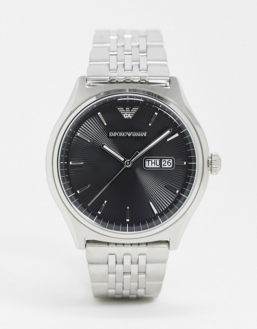 Emporio Armani AR1977 Zeta bracelet watch in silver