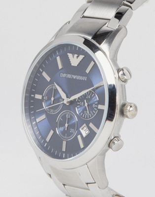 armani steel strap watch