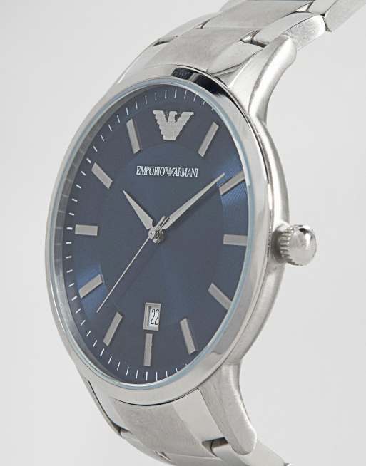 Emporio Armani AR2477 bracelet watch in silver | ASOS