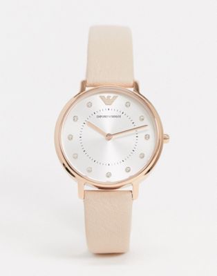 emporio armani pink watch