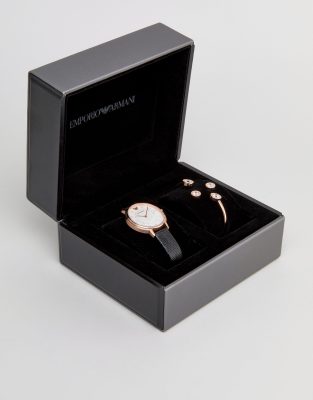 armani watch gift set