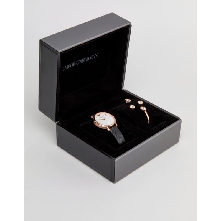 Armani watch best sale gift set