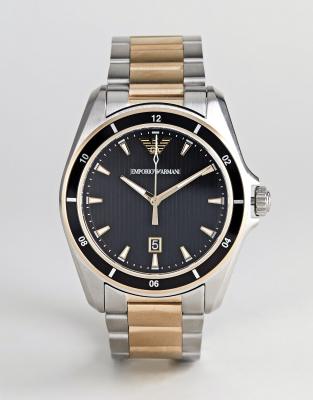 armani watch and cufflink set