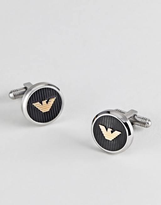 Emporio Armani AR80017 Bracelet Watch Cufflinks Gift Set In