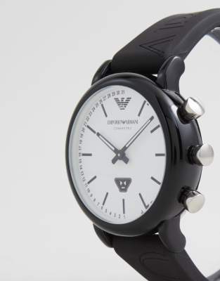 emporio armani watches silicone strap