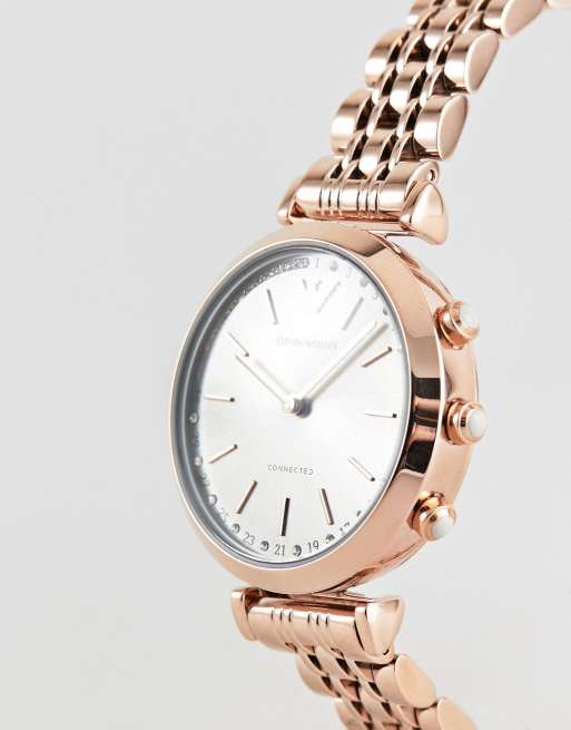 Emporio armani connected women's deals hybrid smartwatch