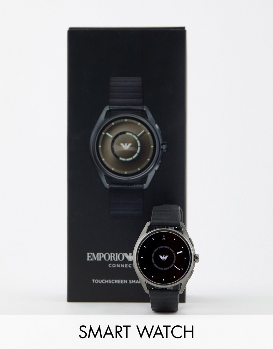 Emporio Armani - ART5009 - Smartwatch met armband-Zwart