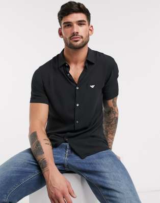 emporio armani short sleeve shirt