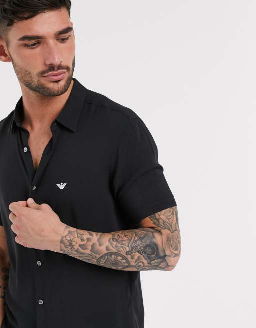 Emporio armani short sleeve 2024 shirt