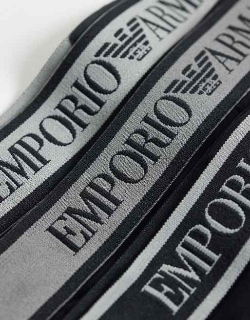 Emporio Armani Bodywear 3er-Pack Slips in Schwarz, 2 von 3
