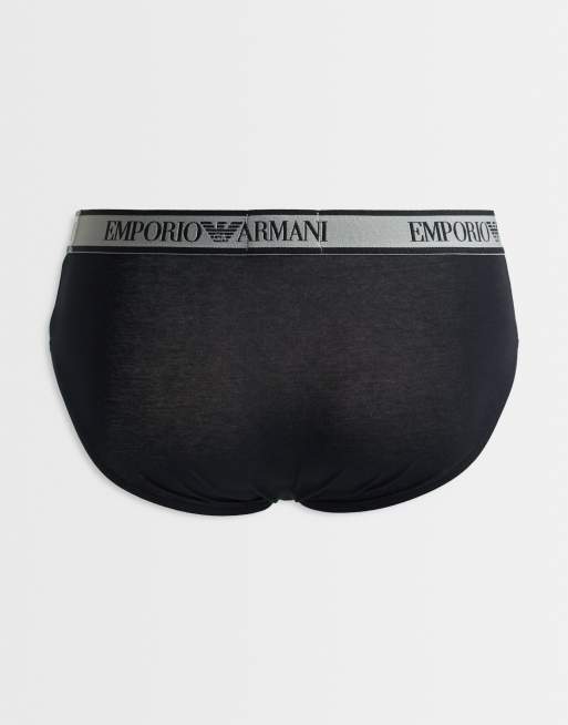Emporio Armani Bodywear 3er-Pack Slips in Schwarz, 3 von 3