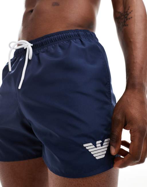 Emporio Armani Bodywear essential swim shorts in navy