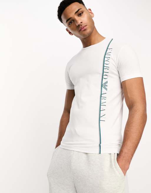 Emporio Armani Bodywear large side logo t-shirt in white | ASOS