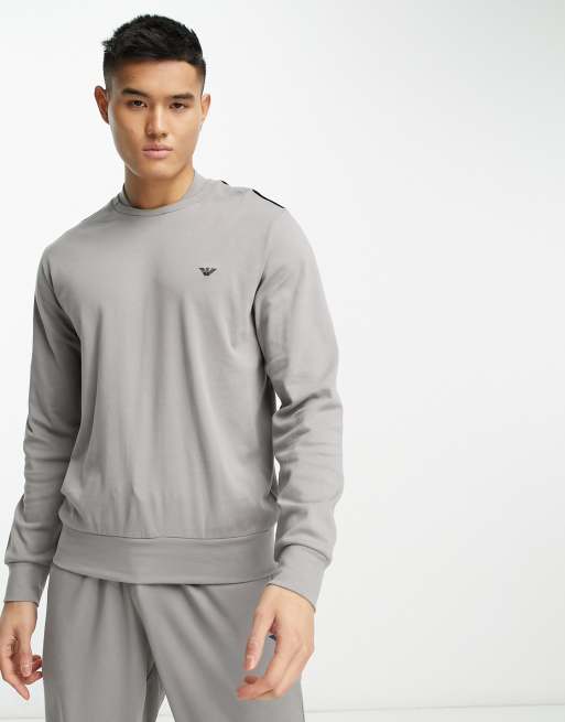 Emporio Armani Bodywear lounge set in gray ASOS