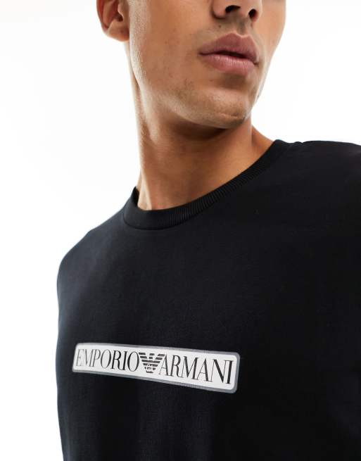 Black armani online sweatshirt