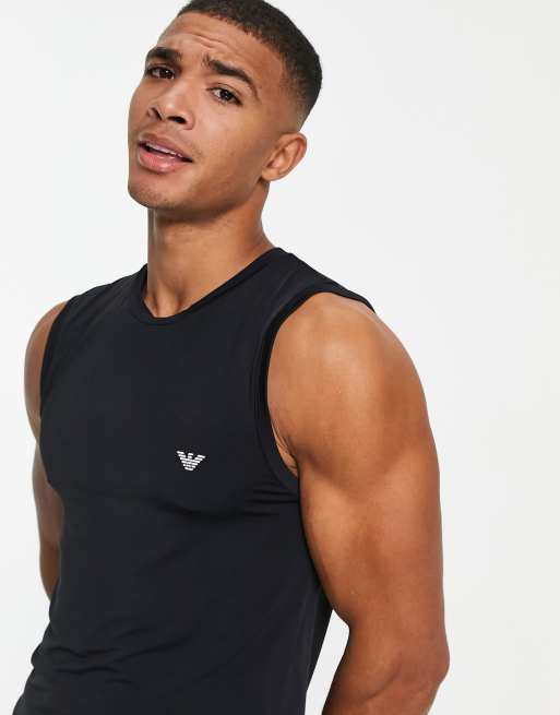 Tank top in breathable microfibre