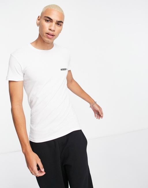 Emporio Armani bodywear new icon t-shirt in white | ASOS