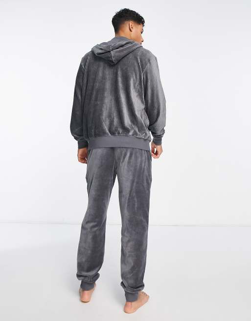 Armani velvet tracksuit mens hotsell