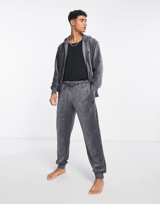 Armani velour tracksuit on sale mens