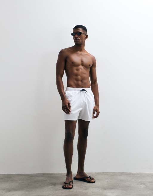 Emporio Armani Bodywear short de bain à logo blanc, 2 de 5
