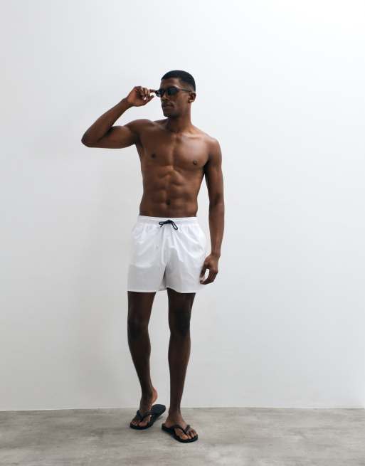 Emporio Armani Bodywear short de bain à logo blanc, 5 de 5