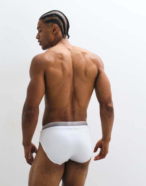 Emporio Armani - Bodywear - Slip de bain - Blanc, 4 de 5
