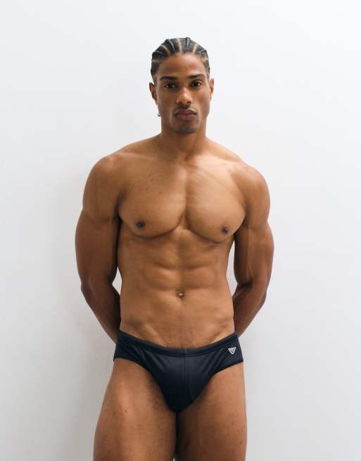 Emporio Armani Bodywear svømmebrief med logo i sort, 5 af 5