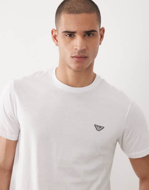 Emporio Armani - Bodywear - T-shirt à logo - Blanc - view 1