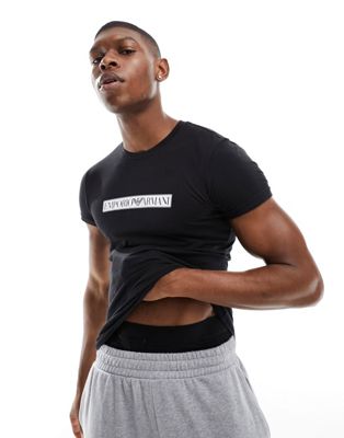 Emporio Armani Bodywear new icon t-shirt in black - ASOS Price Checker