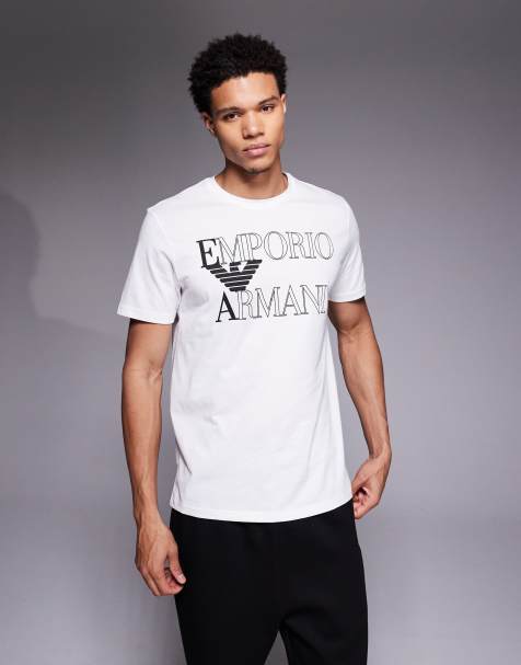Emporio Armani – Bodywear – T-Shirt in Weiß - view 1