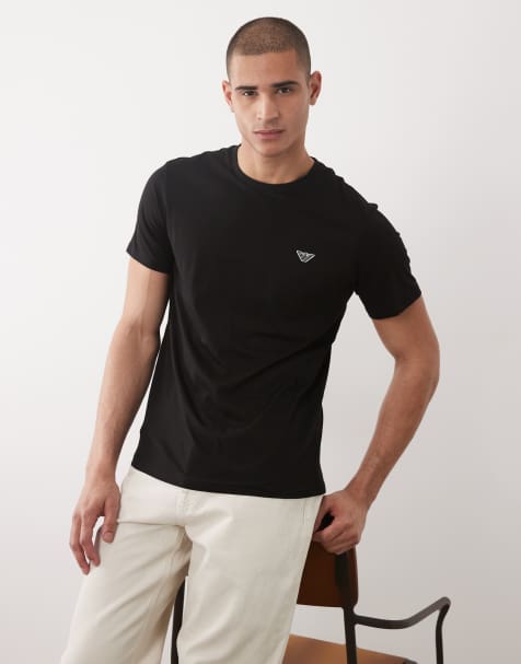 Emporio Armani Bodywear T-Shirt mit Logo in Schwarz - view 1
