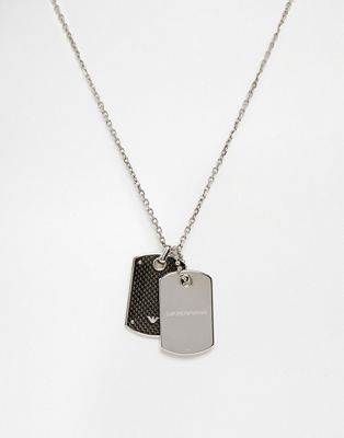 collier armani homme