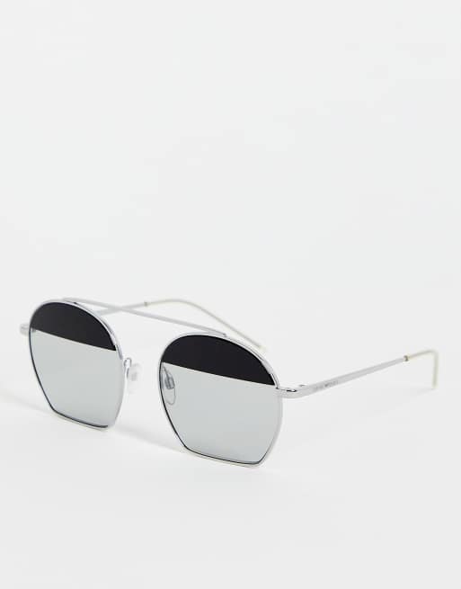 Emporio Armani colour block lens sunglasses | ASOS