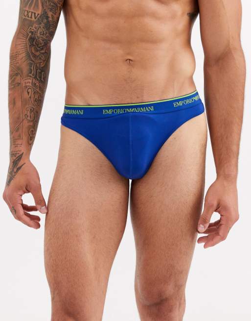 Emporio armani outlet essential microfiber thong