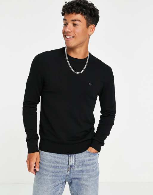 Emporio armani outlet black jumper