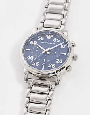 emporio armani stainless steel watch