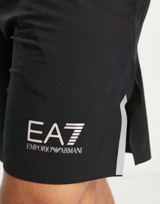 Emporio Armani EA7 active shorts in black