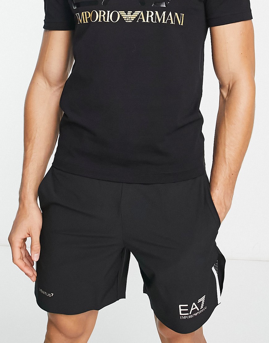 Emporio Armani EA7 active shorts in black