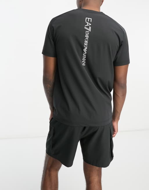 Ea7 shorts and t cheap shirt set