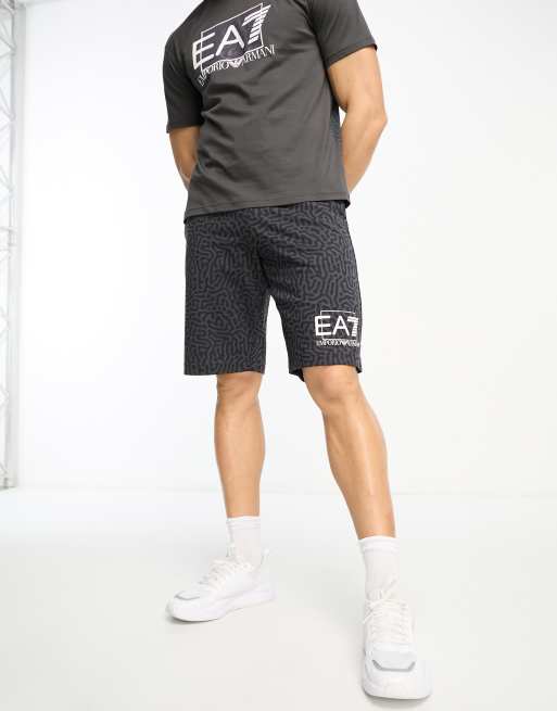 Ea7 shorts hot sale grey