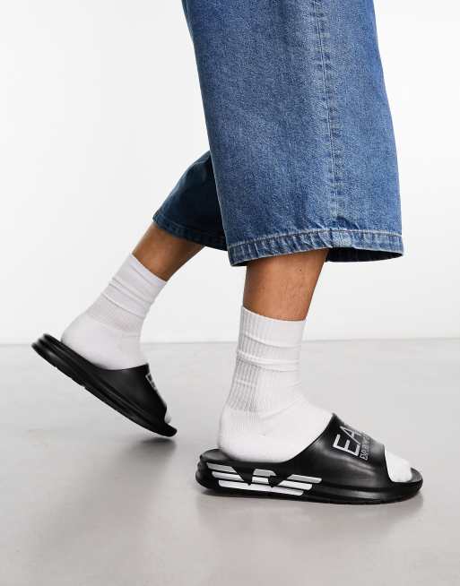 VIP【関税送料無料】希少 EA7 EMPORIO ARMANI SLIDERS undefined