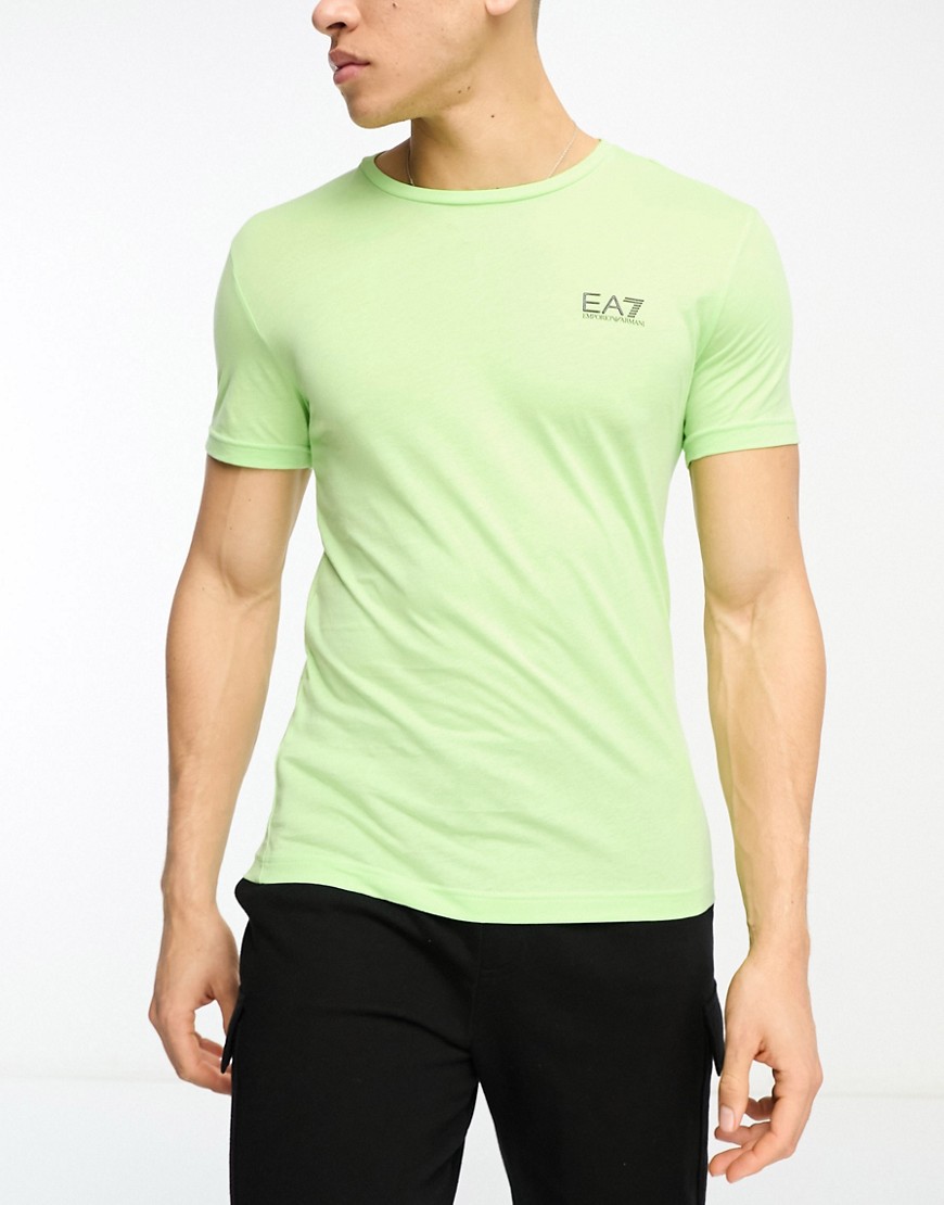emporio armani - ea7 core id - grøn t-shirt